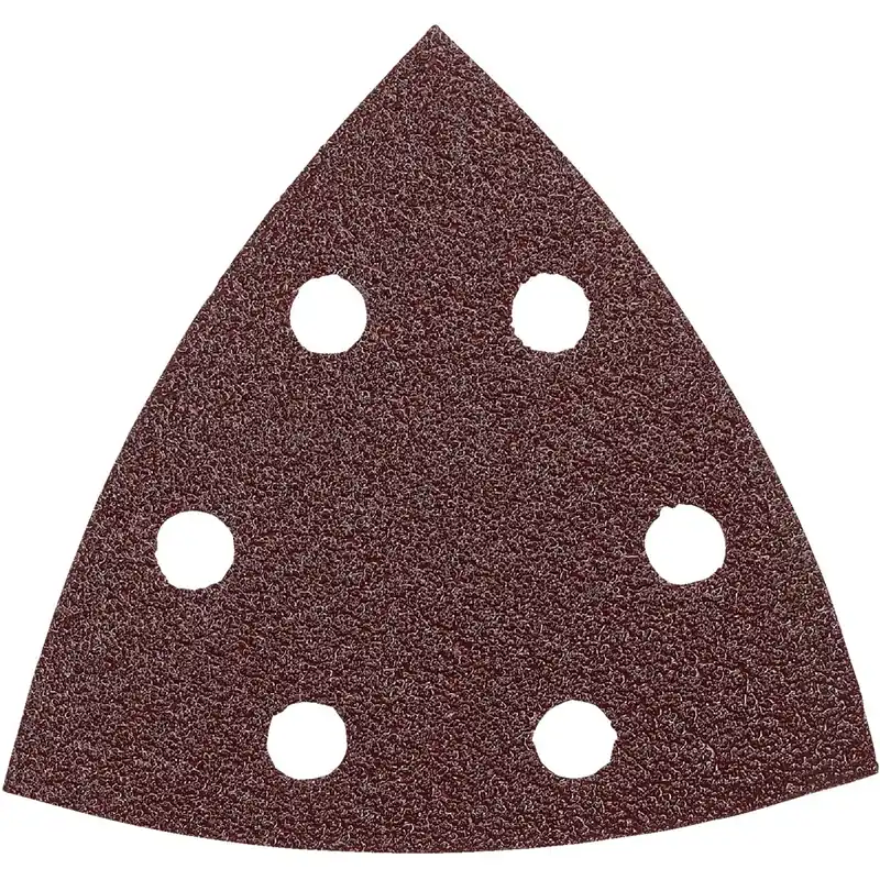Bosch 3-1/2 In. L X 3.75 In. W 60 Grit Aluminum Oxide Detail Sanding Triangle 5 Pk