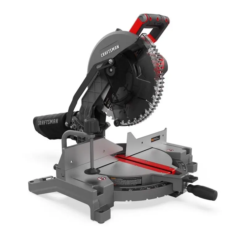 Craftsman 15 Amps 12 Inch Corded Compound Miter Saw With Dust Collection