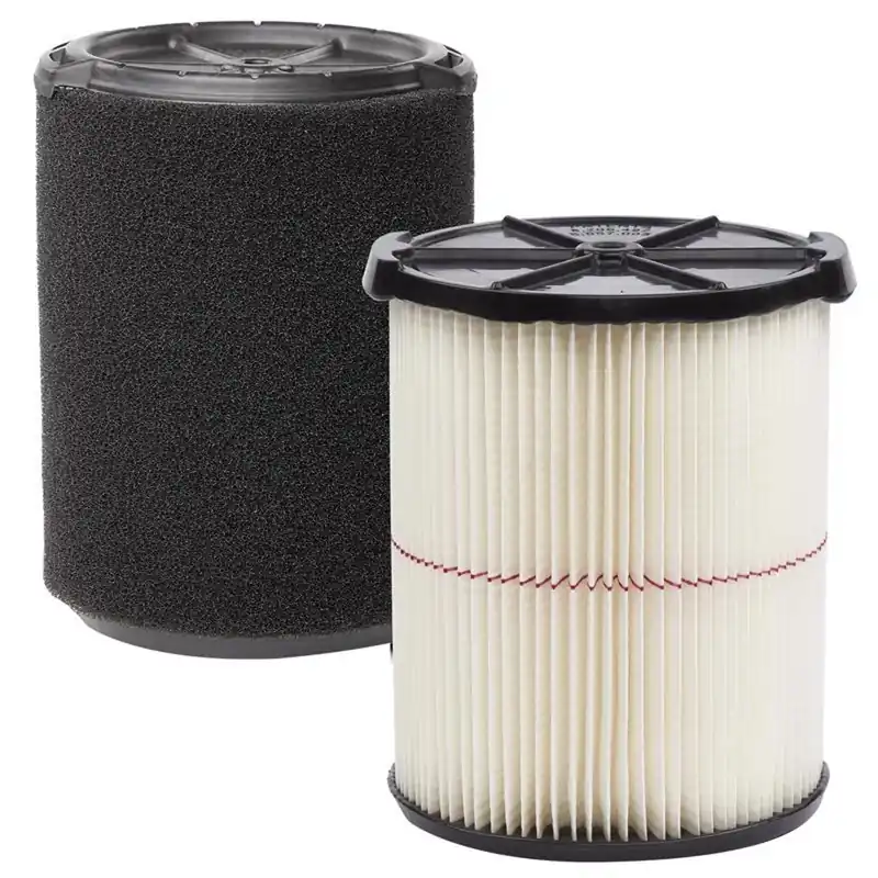 6.75 In. D General Purpose & Wet Application Wet/dry Vac Cartridge Filter 5-20 Gal 2 Pc
