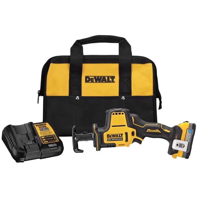 20v Max Atomic Cordless Brushless Reciprocating Saw Kit With Battery & Charger