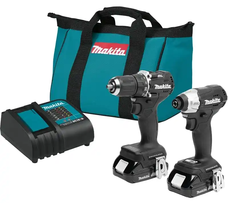 2-tool 18 Volt Lxt Lithium-ion Brushless Drill/driver & Impact Driver Combo Kit