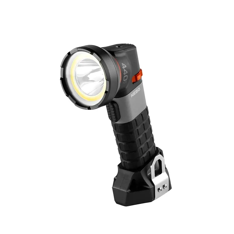 Luxtreme SL25R Rechargeable COB Spot/Flood Flashlight, 1/4 Mile Range, 500 Lumens