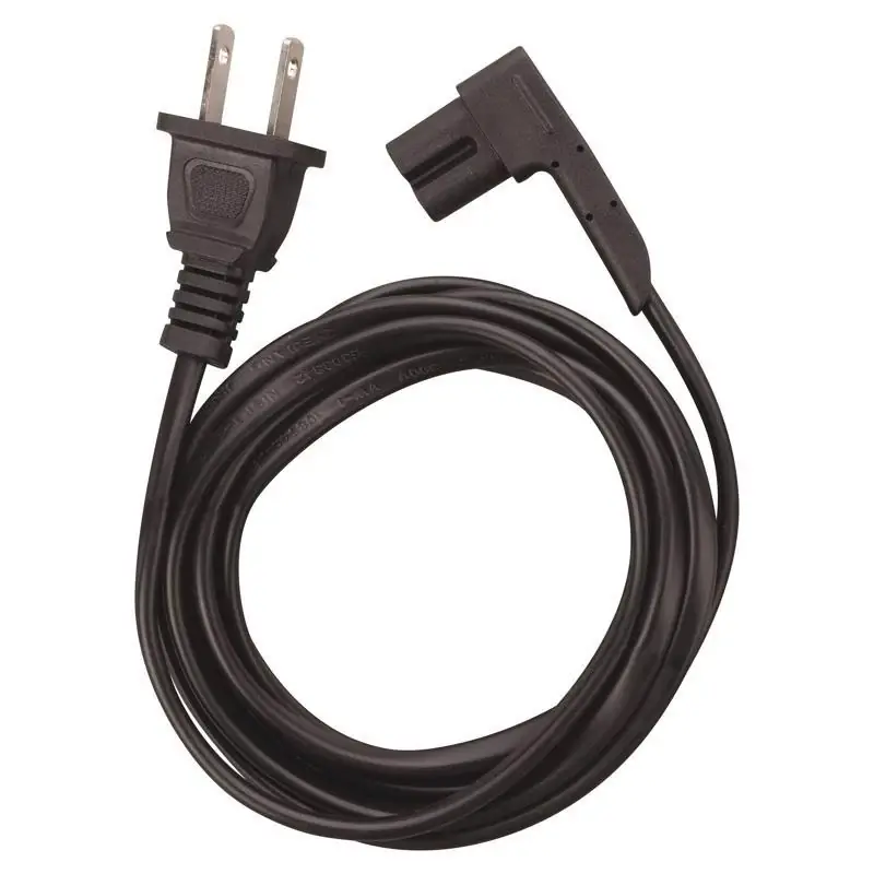 Home Plus 6 Ft. Black Ac Power Cord Nema 1-15p To Iec320c7