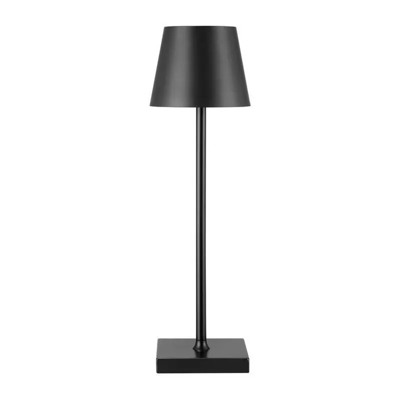 Matte Black 15‑Inch Adjustable Table Lamp – Globe Electric LED Desk Light