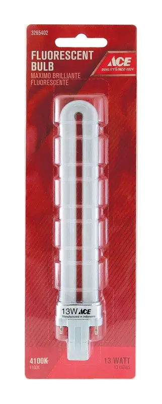 Ace 13 Watts 5.51 In. L Cool White Fluorescent Bulb Biax 780 Lumens 1 Pk