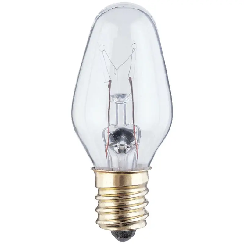 Westinghouse 7 W C7 Specialty Incandescent Bulb E12 (Candelabra) White 2 Pk