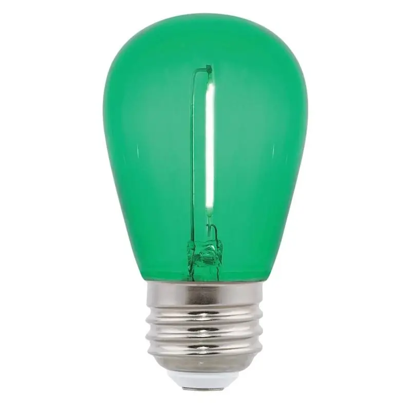 Westinghouse Edison Style S14 E26 (Medium) LED Bulb Green 40 Watt Equivalence 1 Pk