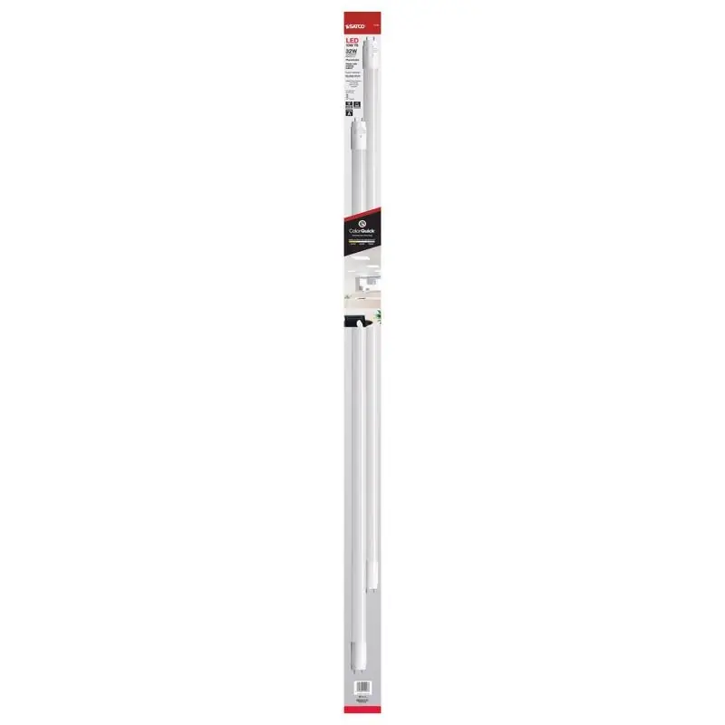 Satco T8 White 48 In. Medium Bi Pin Tube LED Bulb 32 Watt Equivalence 2 Pk