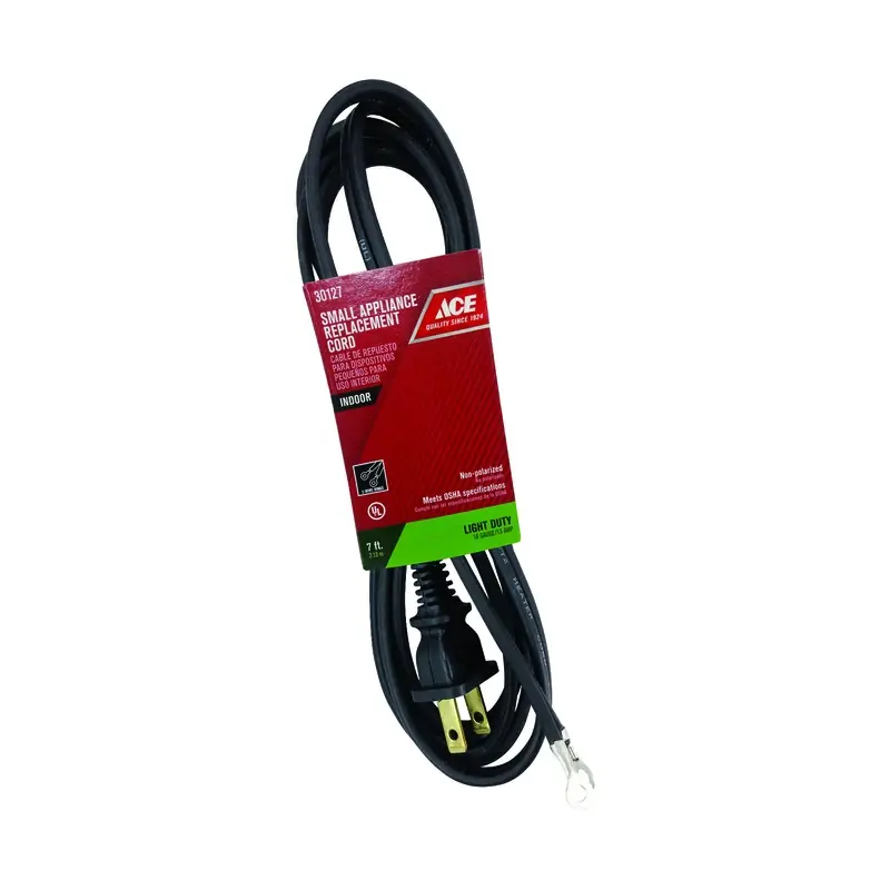 16/2 Hpn 125 Volt 7 Feet Long Appliance Cord