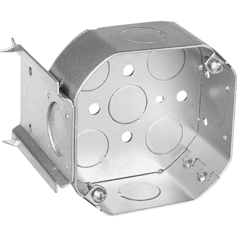 Bracket Mount 4 Inch X 4 Inch Octagon Box For Lighting And Outlets