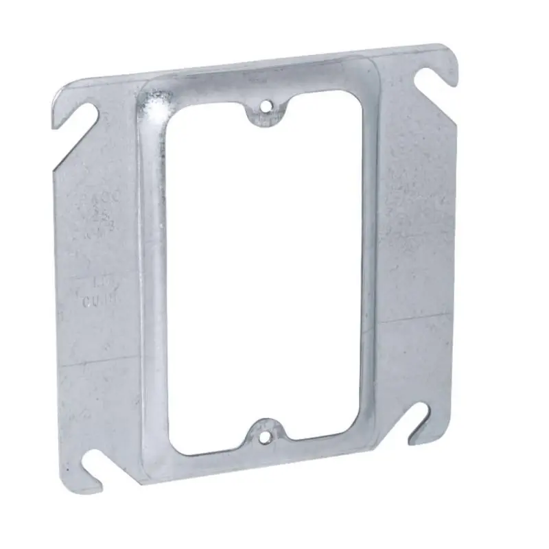 Square Steel Box Cover 4.15 In. X 4.15 In. Steel Electrical Fixture