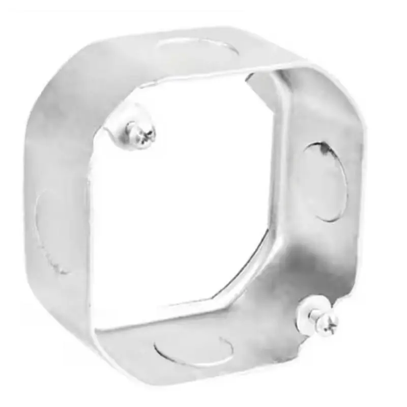 Southwire Octagon Steel Extension Ring 1-1/2 In L, 3-1/2 In W, 4 Knockouts