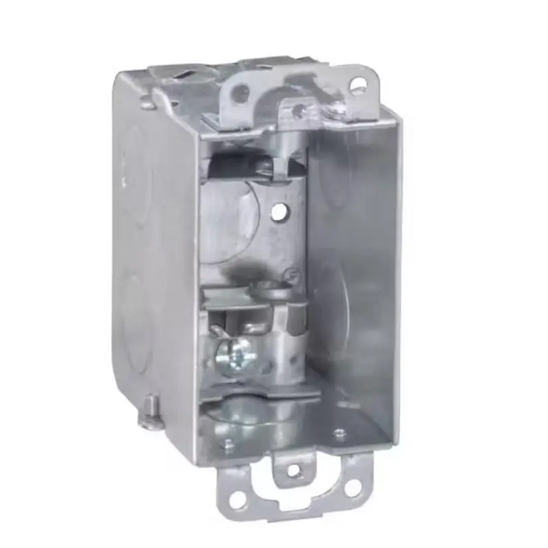Old Work Rectangle Steel Switch Box 4 Height X 2 Width X 2.5 Length