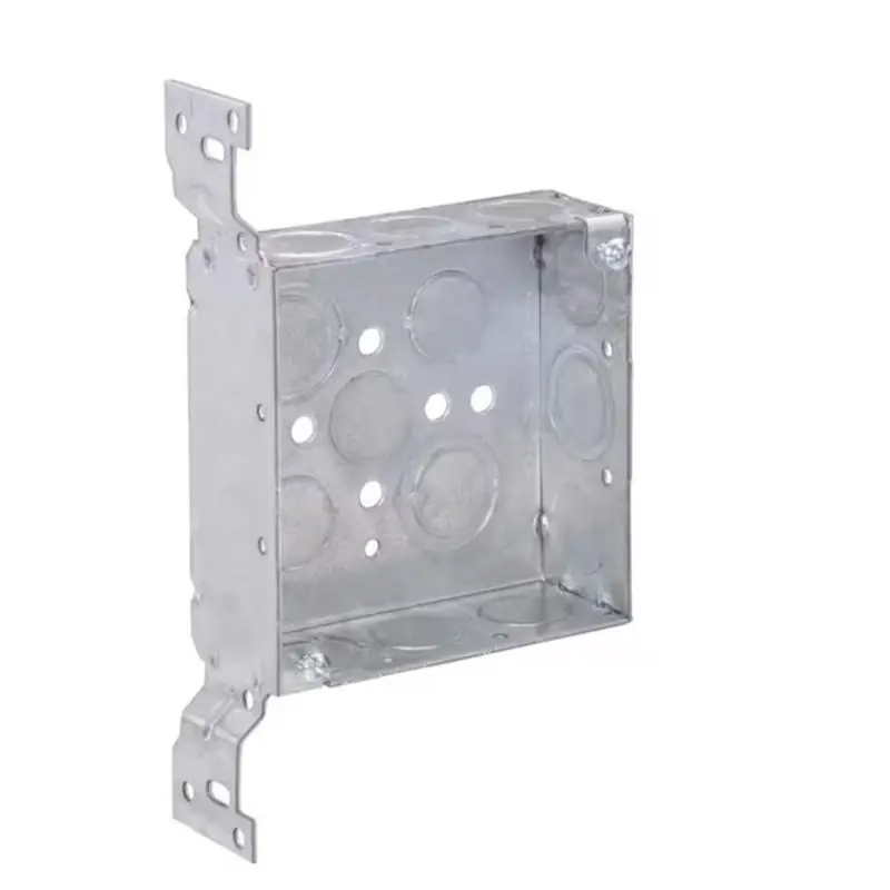 Square Steel Electrical Box For New And Old Work, Model Tb-425-f-upc