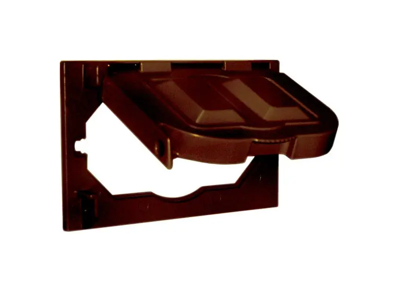 1 Gang Rectangle Plastic Multi-use Cover For Wet Locations