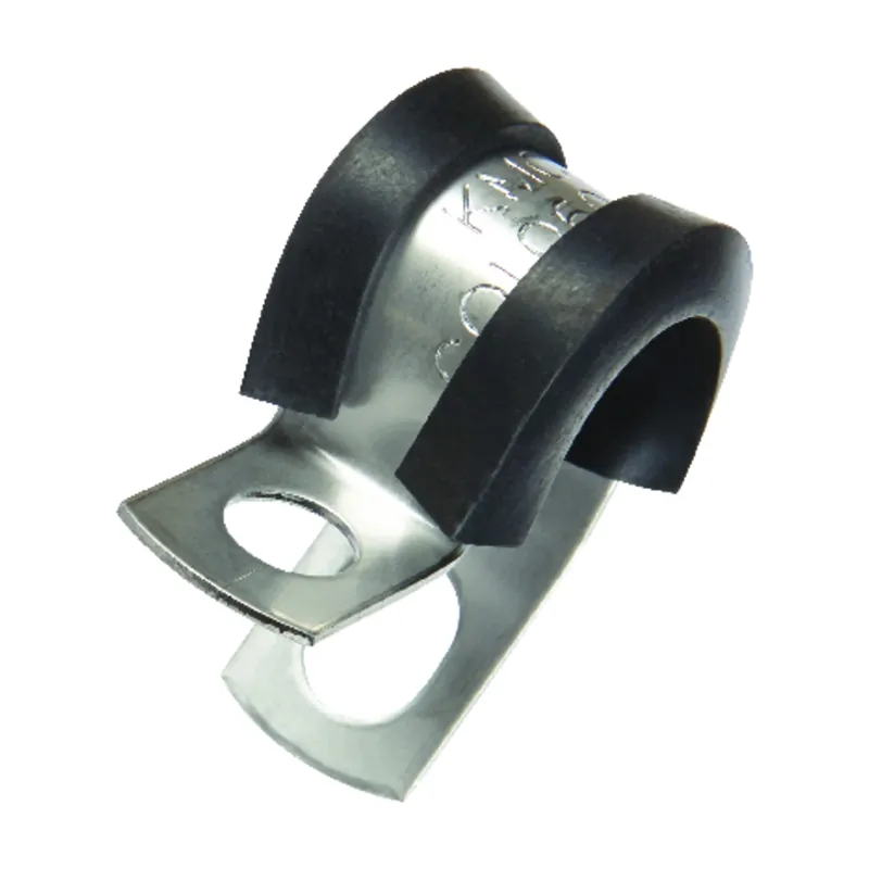Jandorf 3/8 In. Dia. Stainless Steel Cushion Clamp 2 Pk