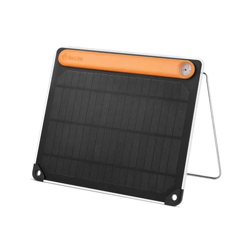 5 Watt Monocrystalline Solar Panel In Black And Orange - Model Spa0200