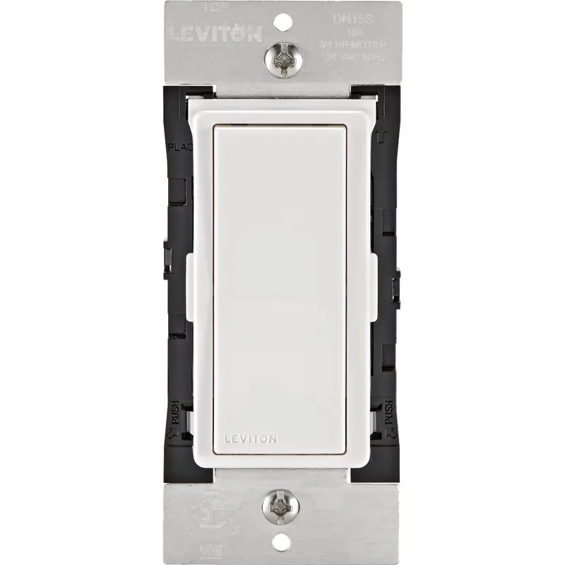Leviton Decora WiFi Smart Smart-Enabled Light Switch White 1 Pk