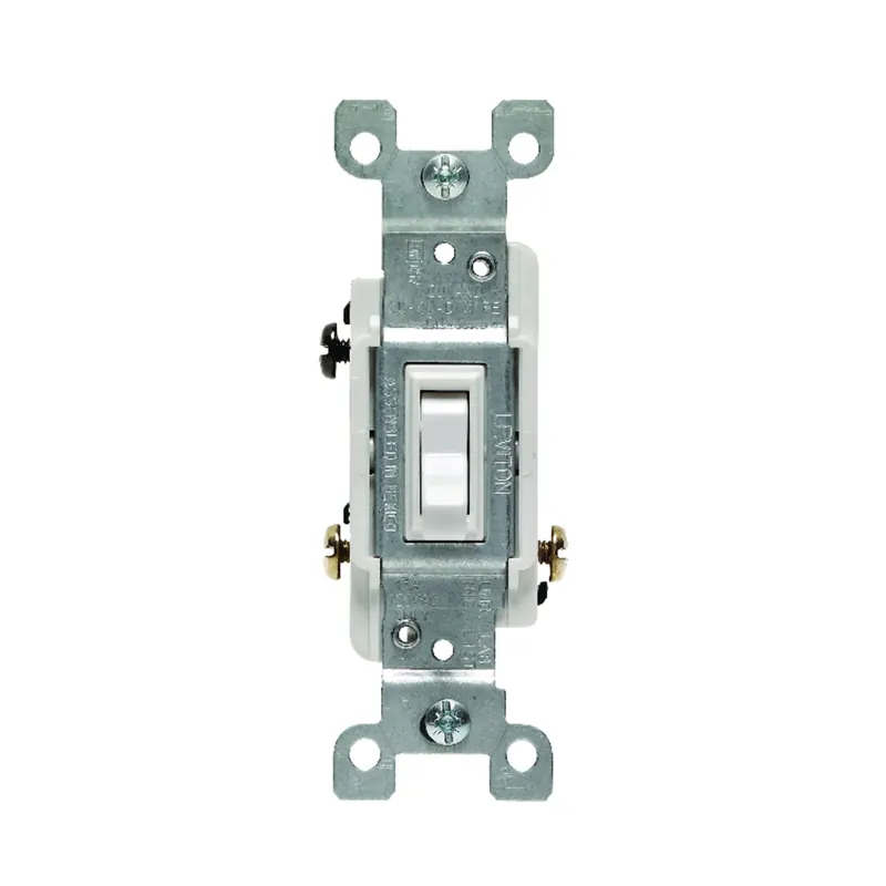 Leviton CSA 15 Amps Toggle Switch White 1 Pk