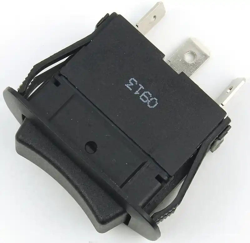 Jandorf 20 Amps Single Pole Rocker Automotive/Marine Switch Black 1 Pk
