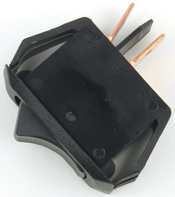 Jandorf 16 Amps Single Pole Rocker Appliance Switch Black 1 Pk
