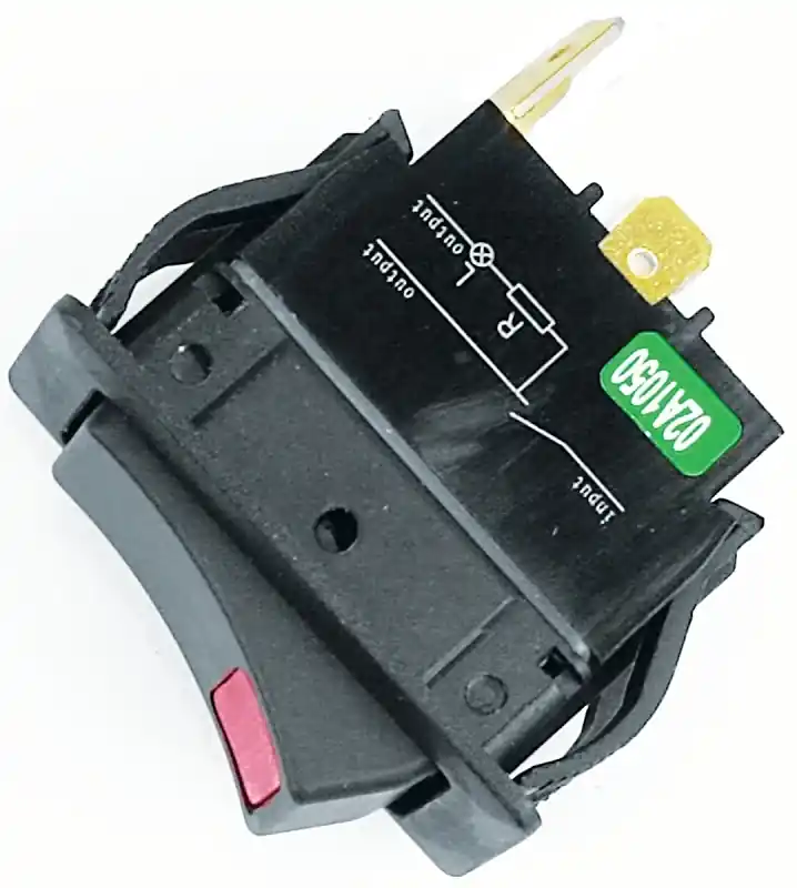 Jandorf 20 Amps Single Pole Rocker Power Tool Switch Black 1 Pk