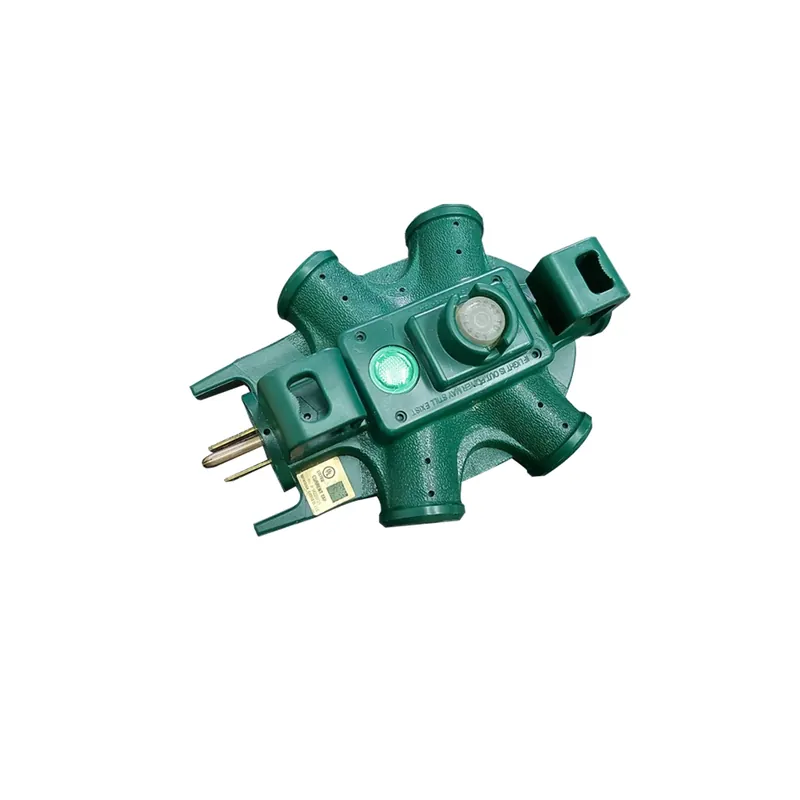 Ace Grounded 2 Outlets 5-Outlet Adapter 1 Pk