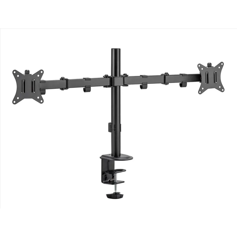 17 To 32 Inch Tiltable Television Mount, 20 Lb Capacity, Dual Monitor Support