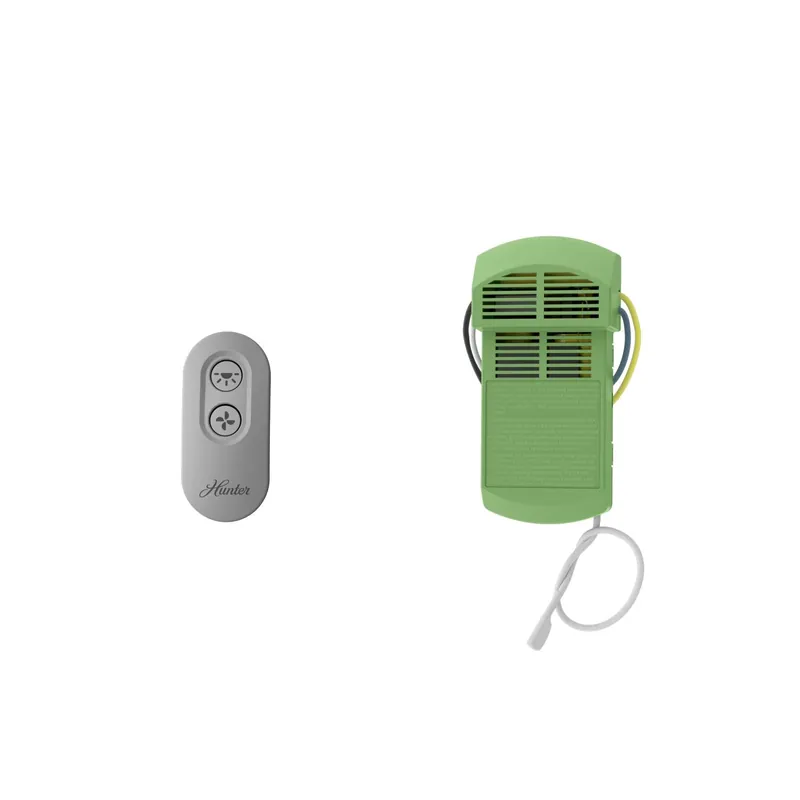 Gray Plastic Remote Control With Receiver For Ceiling Fans Model 99772