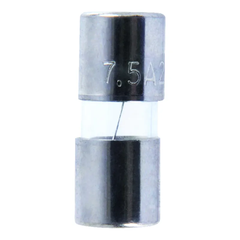 Jandorf AGA 7.5 Amps 125 Volt Glass Fast Acting Fuse 4 Pk