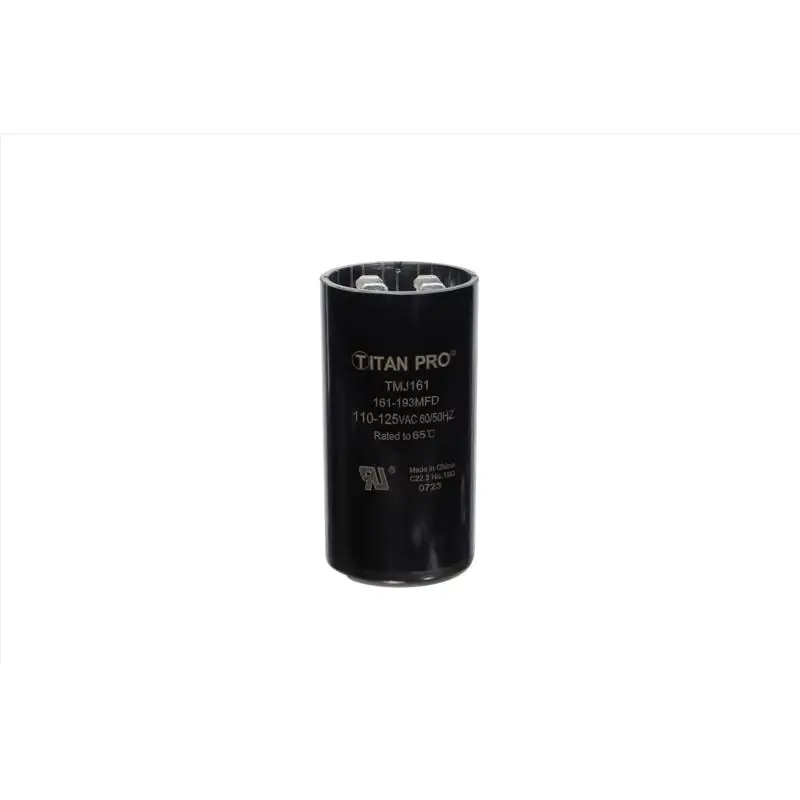 161-193 Mfd 125 Volt Round Start Capacitor Model Tmj161