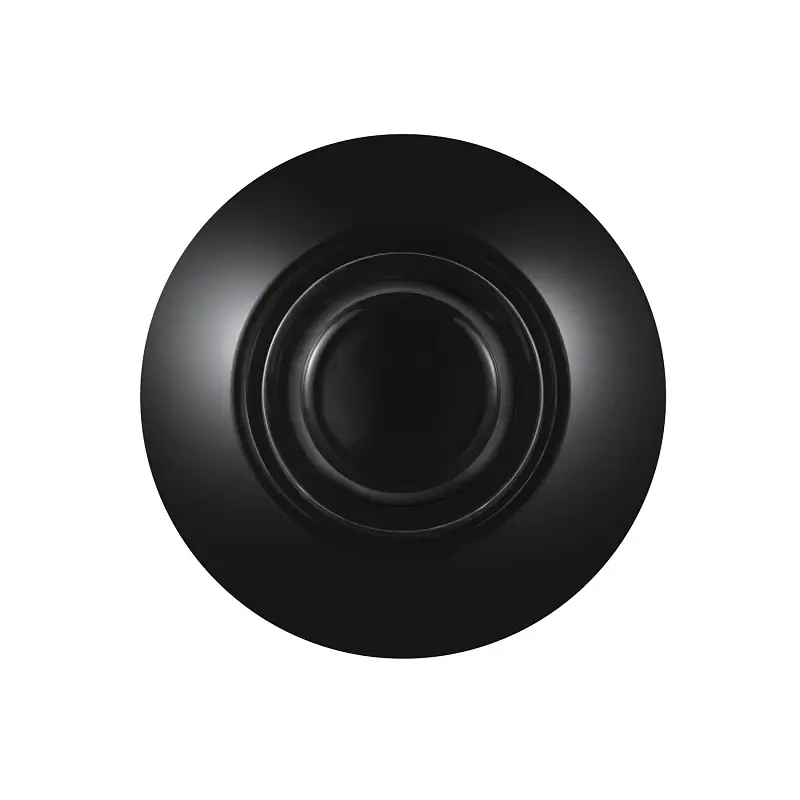 Wired Push Button Doorbell, Black Metal, Lighted