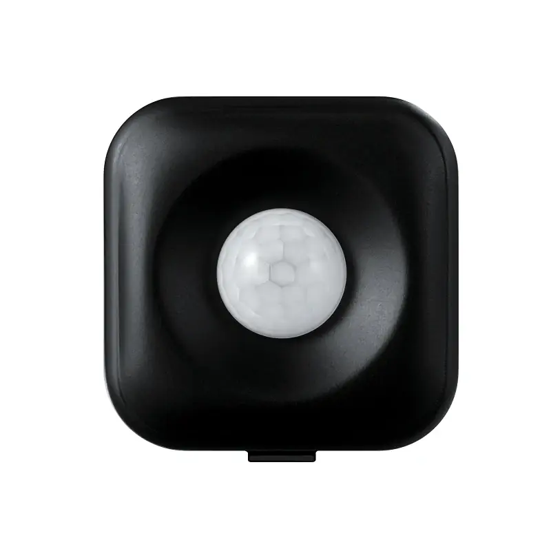 Wireless Motion Sensor With Light - Black/white - 120 Degree Detection