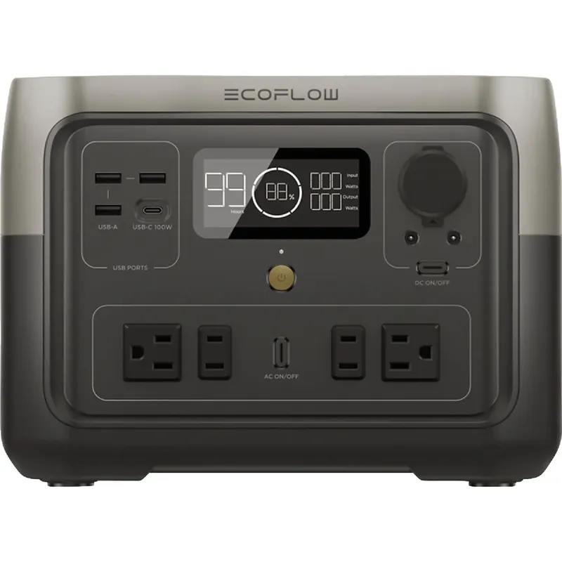 River 2 Max 512w Portable Power Station With Lfp Battery Technology