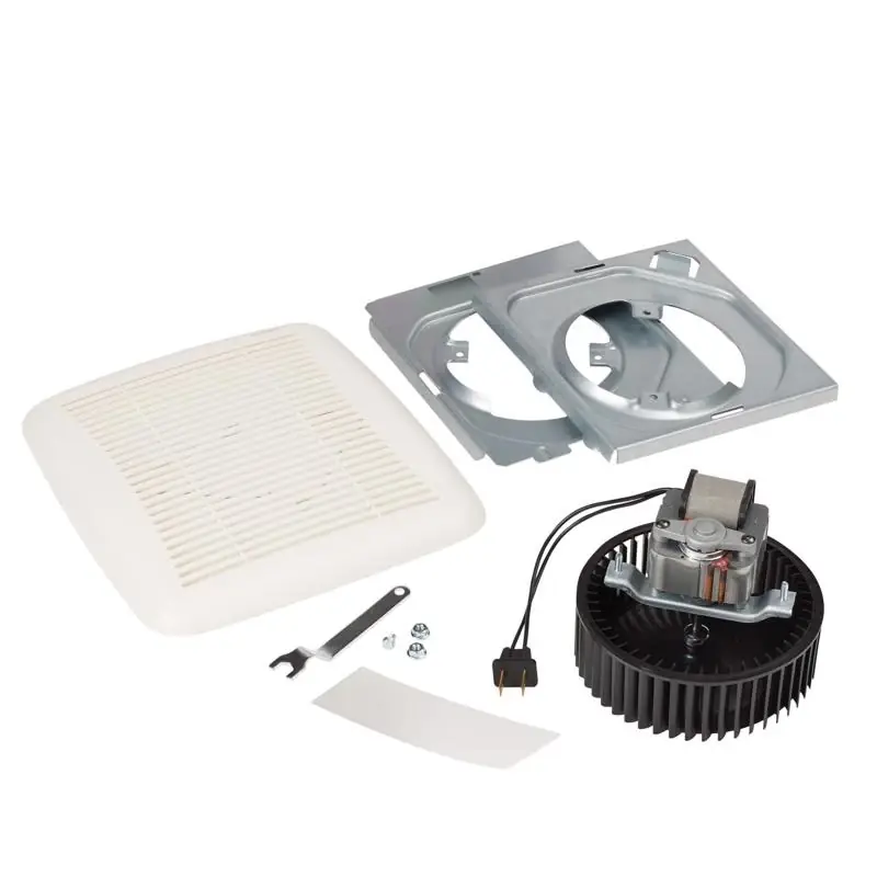 QuicKit Bathroom Fan Upgrade Kit, 60 CFM Motor & Cover