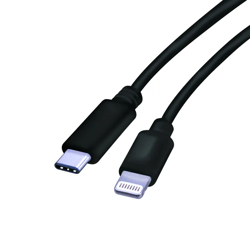 Lightning To Usb-c Charge And Sync Cable 6 Ft. Black - Model Fab-1005