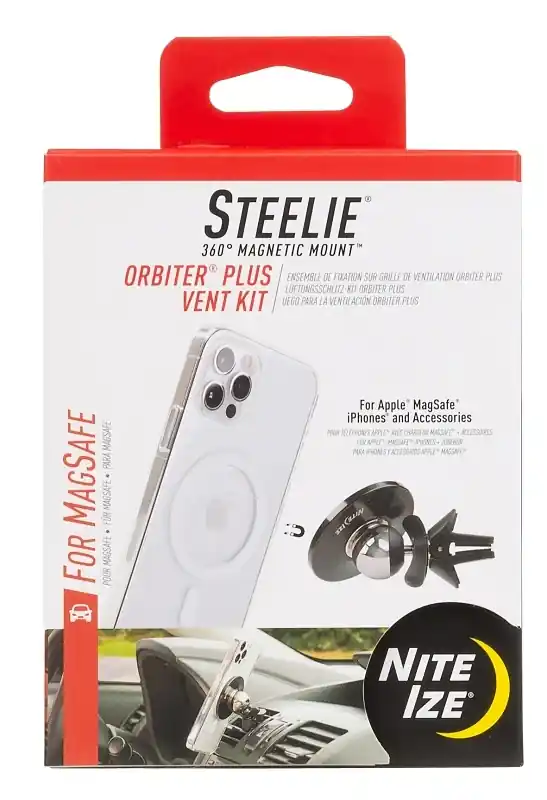 Steelie Orbiter Plus Vent Kit With Magnetic Mount For Magsafe Iphones