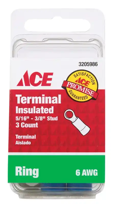 Ace Ring Terminal 3 Pk