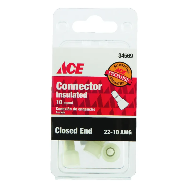 Ace Insulated Wire Closed End Connector 10 Pk
