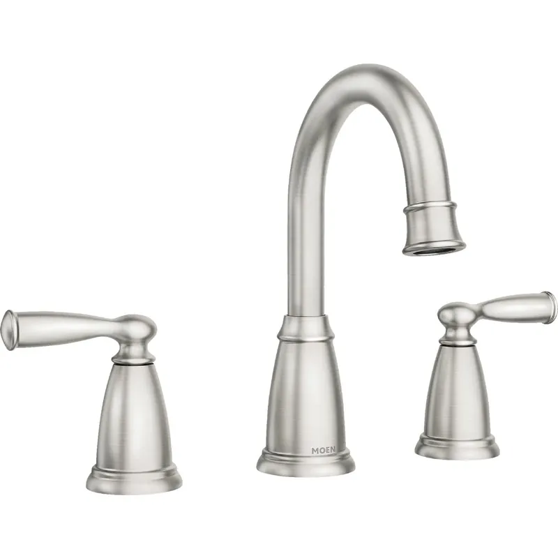Banbury 2-Handle Widespread High-Arc Bathroom Faucet, Spot-Resistant Brushed Nickel
