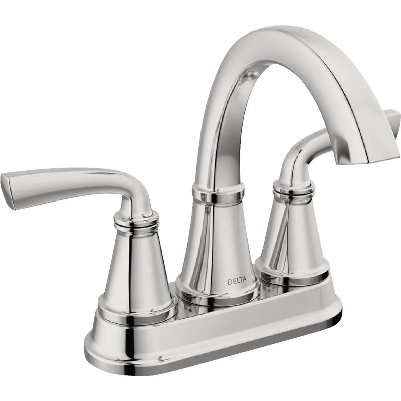 Geist 2-Handle Lavatory Faucet, Center-Set, Chrome