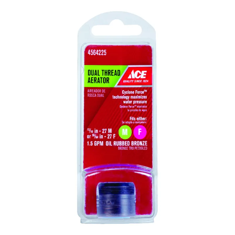 ACE Dual Thread Aerator Adapter 15/16 In. X 55/64 In. Oil-Rubbed Bronze