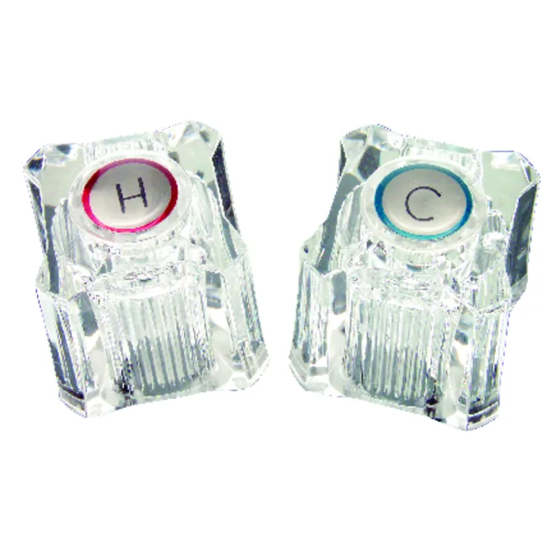 Oem Clear Acrylic Hot And Cold Faucet Handles For Kohler Faucets - Model A0088357