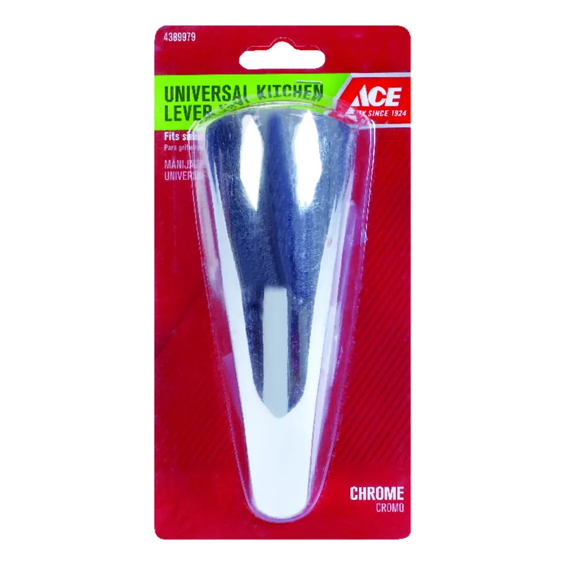 Universal Chrome Bathroom And Kitchen Faucet Handle - Long Lever Style