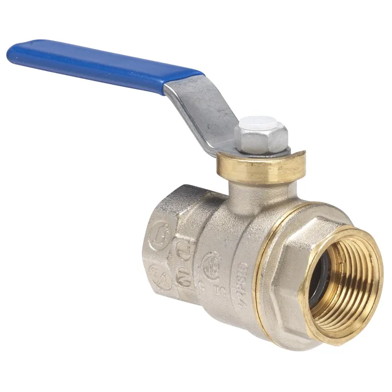 3/8 In. Nickel Plated Brass Fip Ball Valve Full Port Model 113-2-38