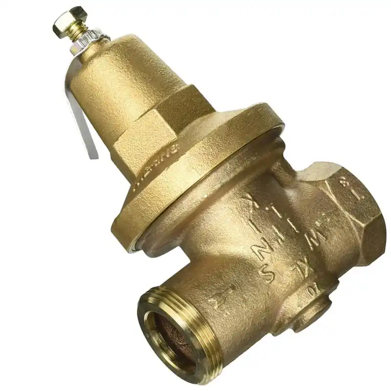 Wilkins 1 In. Female Copper Sweat Union Bronze Water Pressure Reducing Valve Fnpt