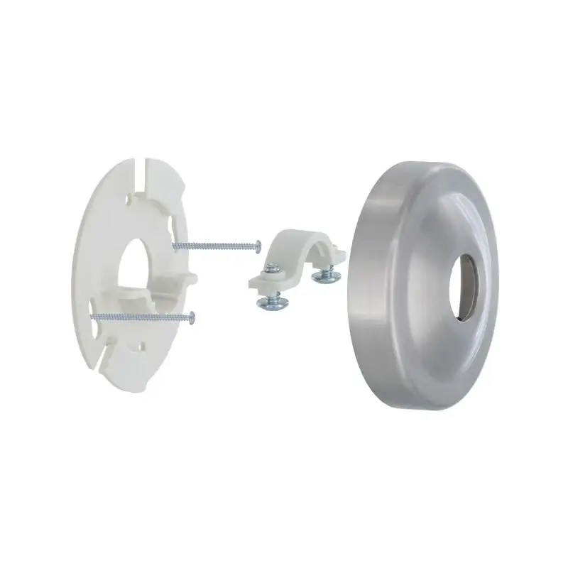 Brushed Nickel Shower Arm Bracket Stabilizer And Flange - Model 9d00012006