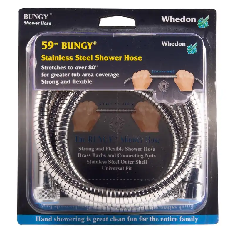 Bungy Metal Stretch Shower Hose, 59 In.