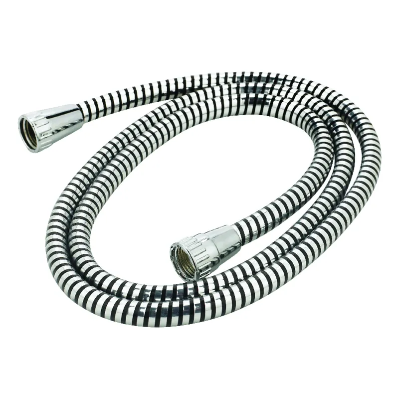 Chrome Pvc Shower Hose 60 In. Replacement For Tub And Shower