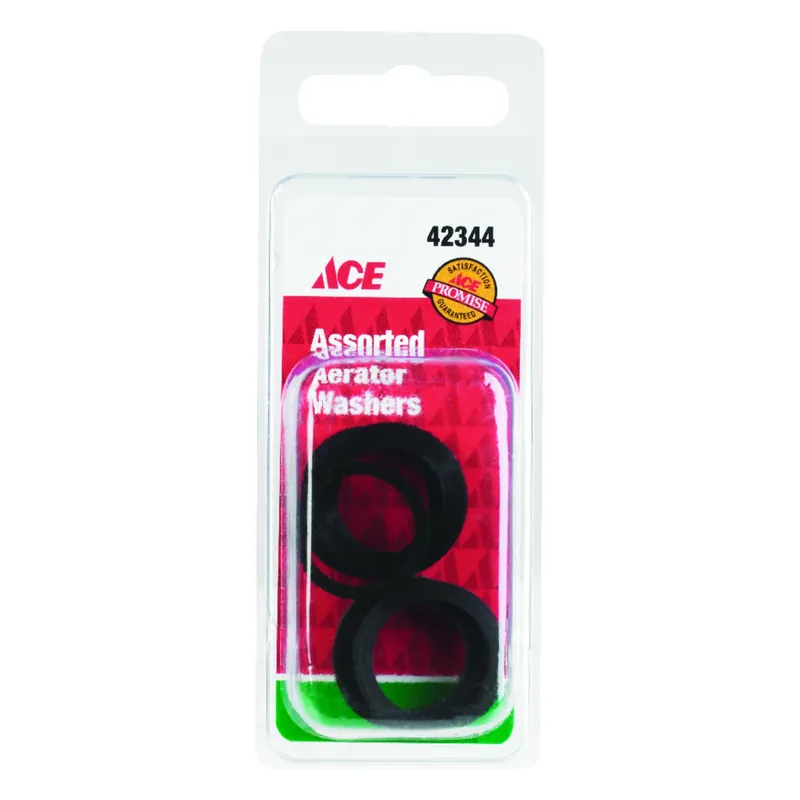 Ace Assorted In. Dia. Rubber Faucet Aerator Washer 5 Pk